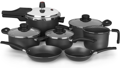 Conjunto de Panelas 7 Peas Gourmet Antiaderente de Alumnio